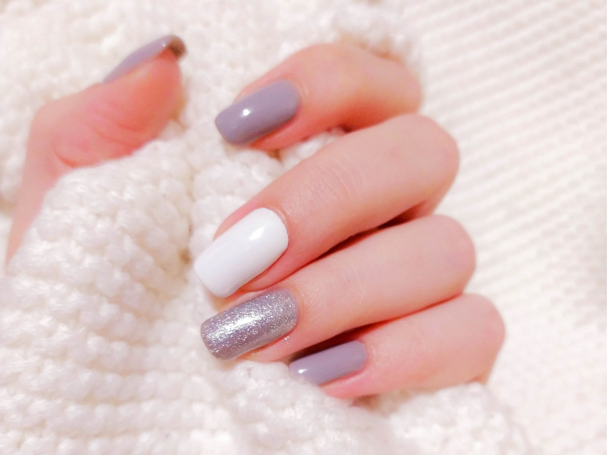 Acrylic nails at City Nails & Spa